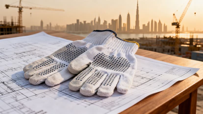 Hand cotton gloves for UAE construction: Safety, durability & compliance
