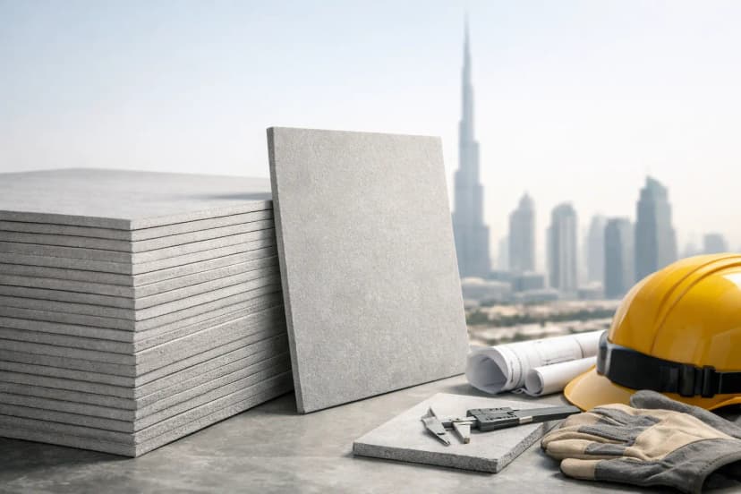 Fiber Cement Board Specifications UAE