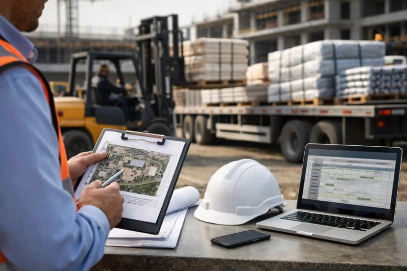 How to Plan Weekly Site Material Deliveries