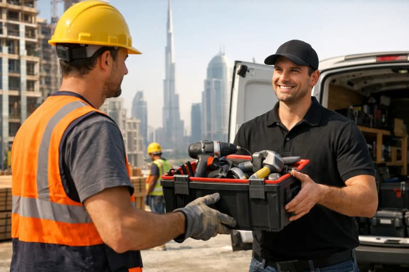 Emergency Tool Replacement Delivery for Contractors Dubai