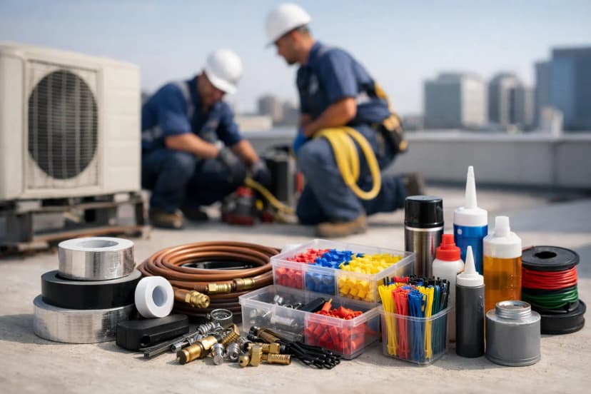 Best Consumables for HVAC Installation Teams in UAE