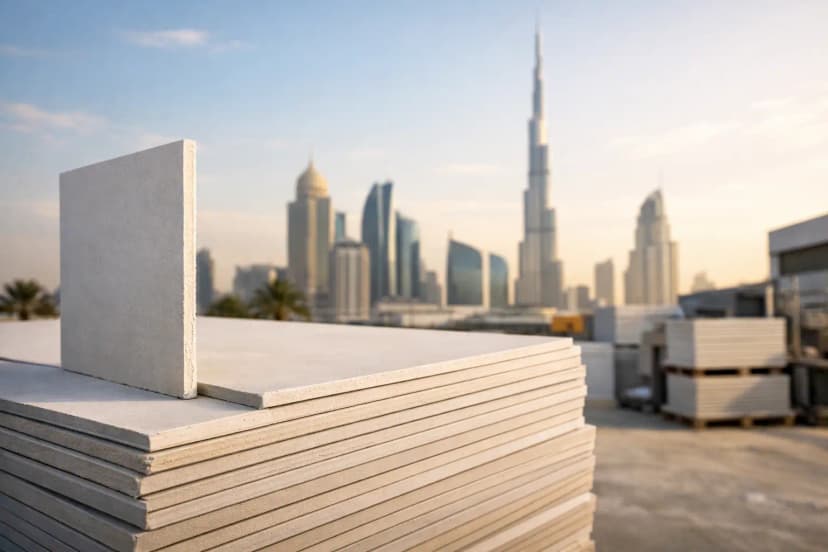 Top 7 Gypsum Board Manufacturers in UAE for 2026