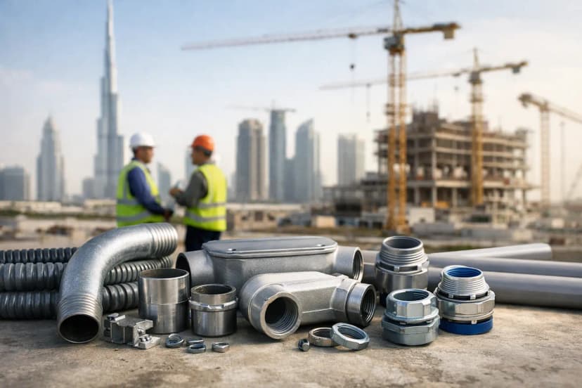 Conduit Fittings Supply for Contractors UAE