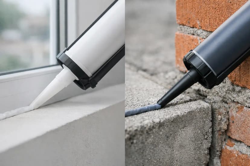 Silicone vs Polyurethane Sealant for Construction