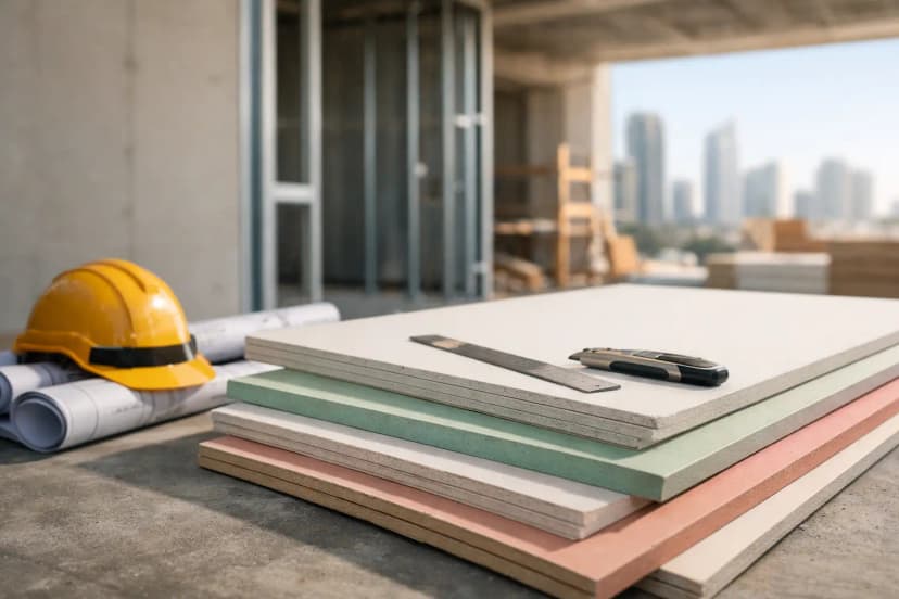 Gypsum Board Selection for UAE Project Sites