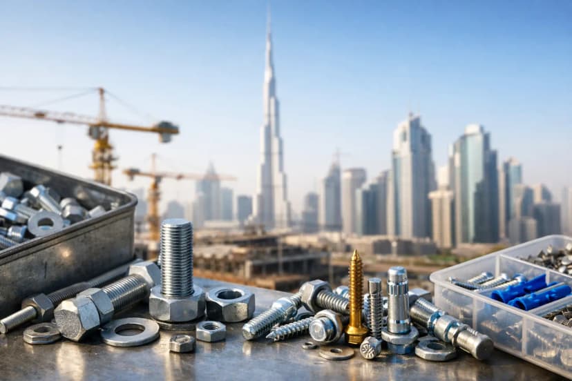 Fasteners Supplier Dubai for Reliable Site Supply