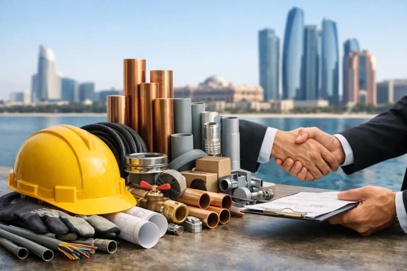 Selecting an MEP Materials Supplier in Abu Dhabi
