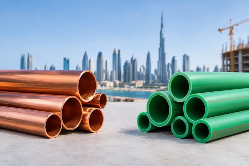Copper Versus PPR: Which Pipe Fits UAE Projects?