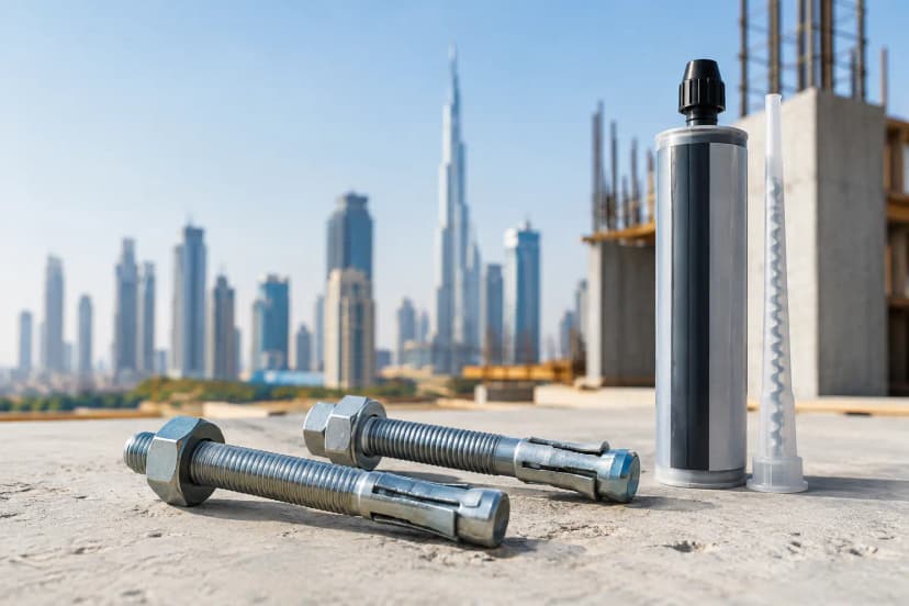 Mechanical Chemical Anchors for UAE Projects